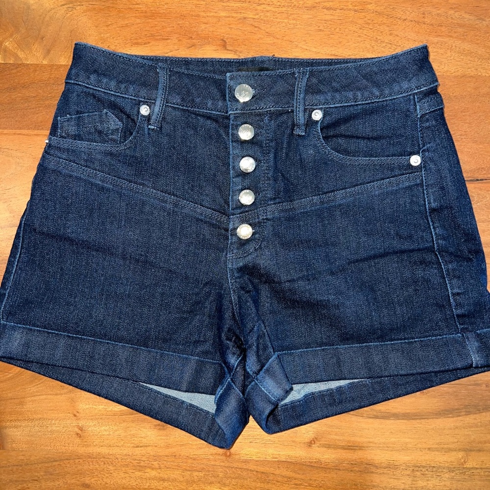 Bebe high waisted denim shorts - size 27